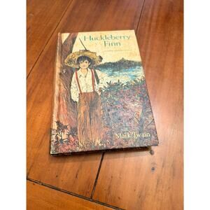 The Adventures of Huckleberry Finn - Mark Twain 1965 Golden Illustrated Hardback